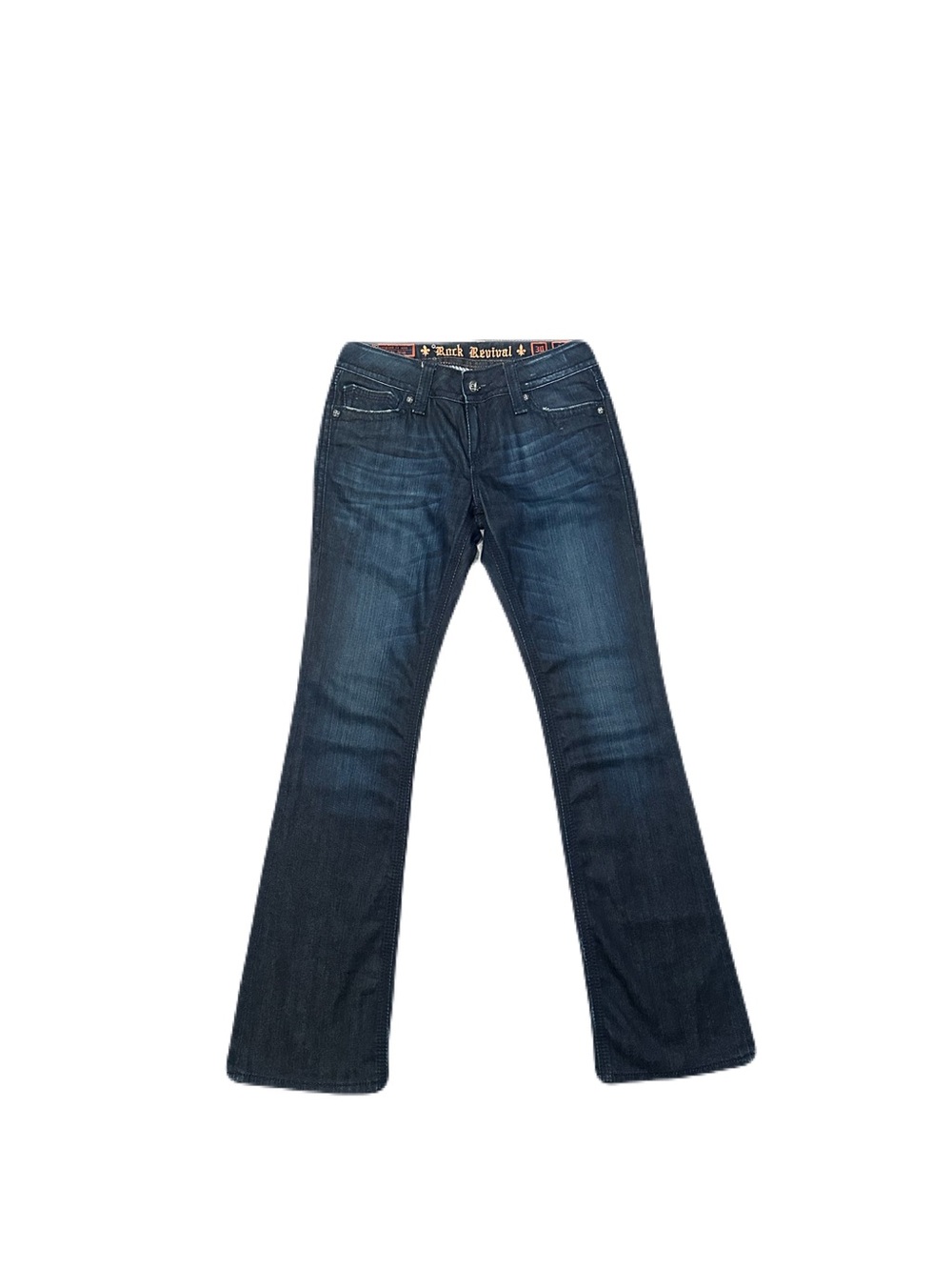 Rock Revival Jeans Womens Blue Debbie Boot Cut Bootcut Low Rise Size 30